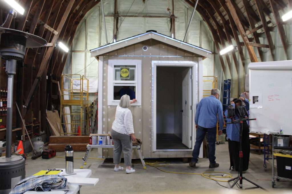 Tiny House build at Building Beyond the Walls
